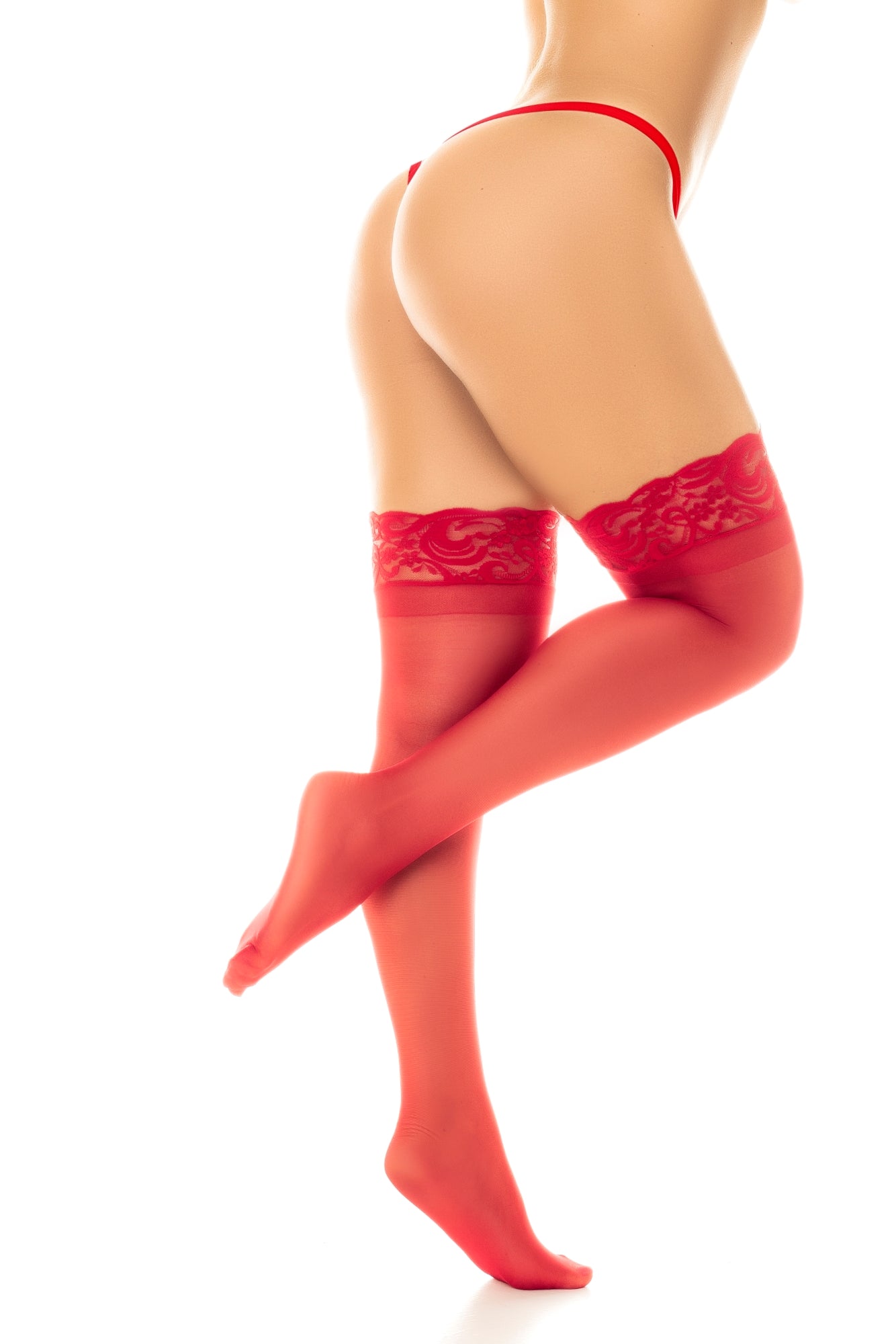 1108 Sheer Thigh Highs with Stay Up