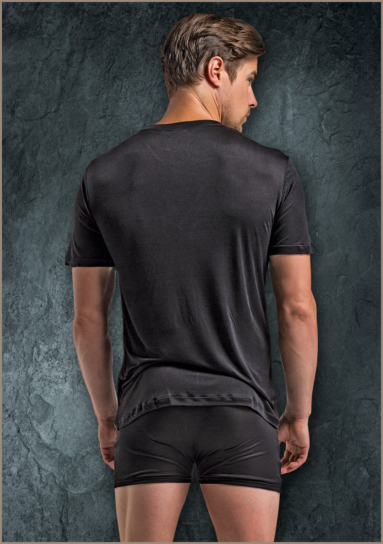 2406 V Neck Tee Shirt - Back View