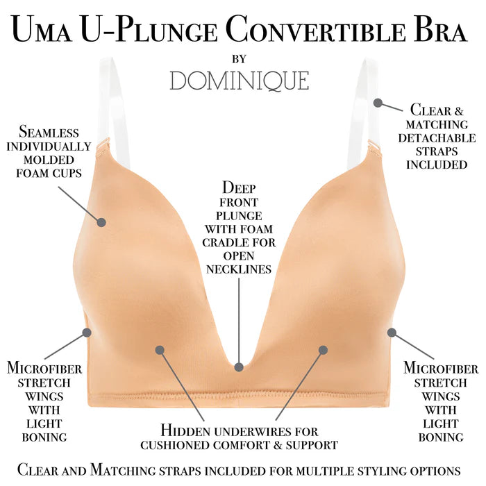 4000 Uma U-Plunge Convertible Bra