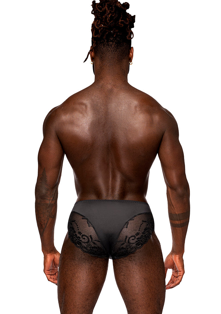 492280 Bikini Solid Pouch - Back View