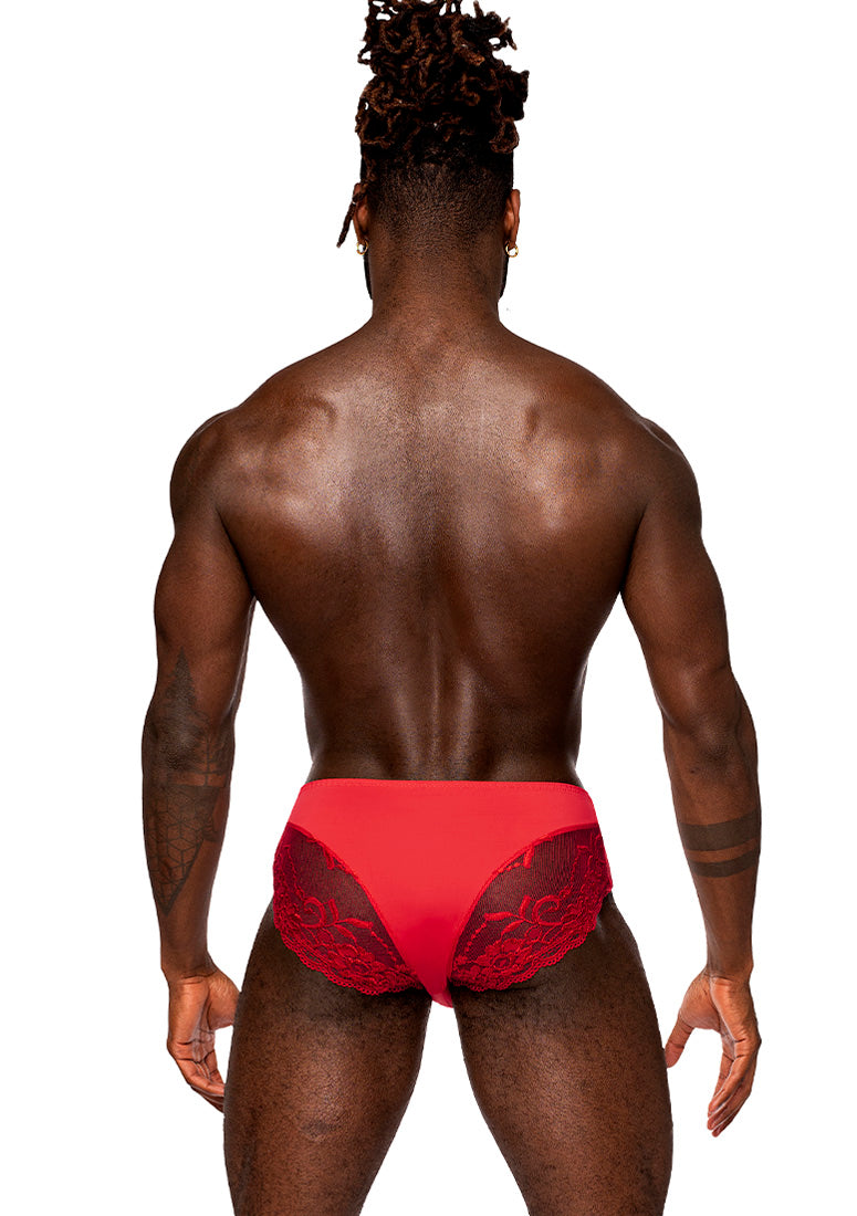 492280 Bikini Solid Pouch - Back View