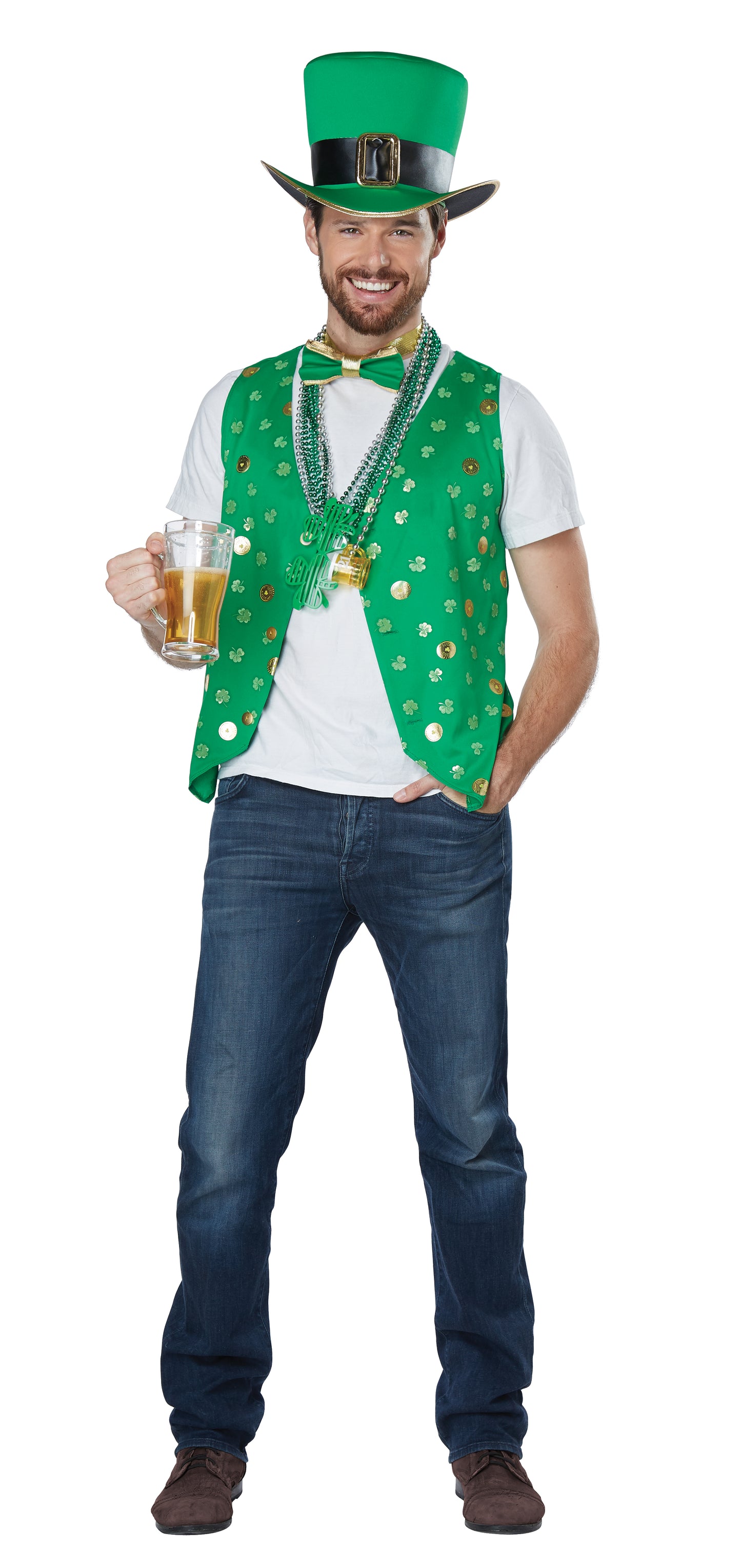 California Costumes Men's Luck Of The Irish Kit Adult Woman Costume
