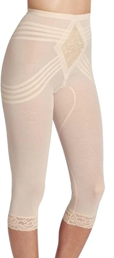 6269 Breathable Waistline Capri Pant Liner | Power Mesh Fabric | Firm to Extra Firm Support