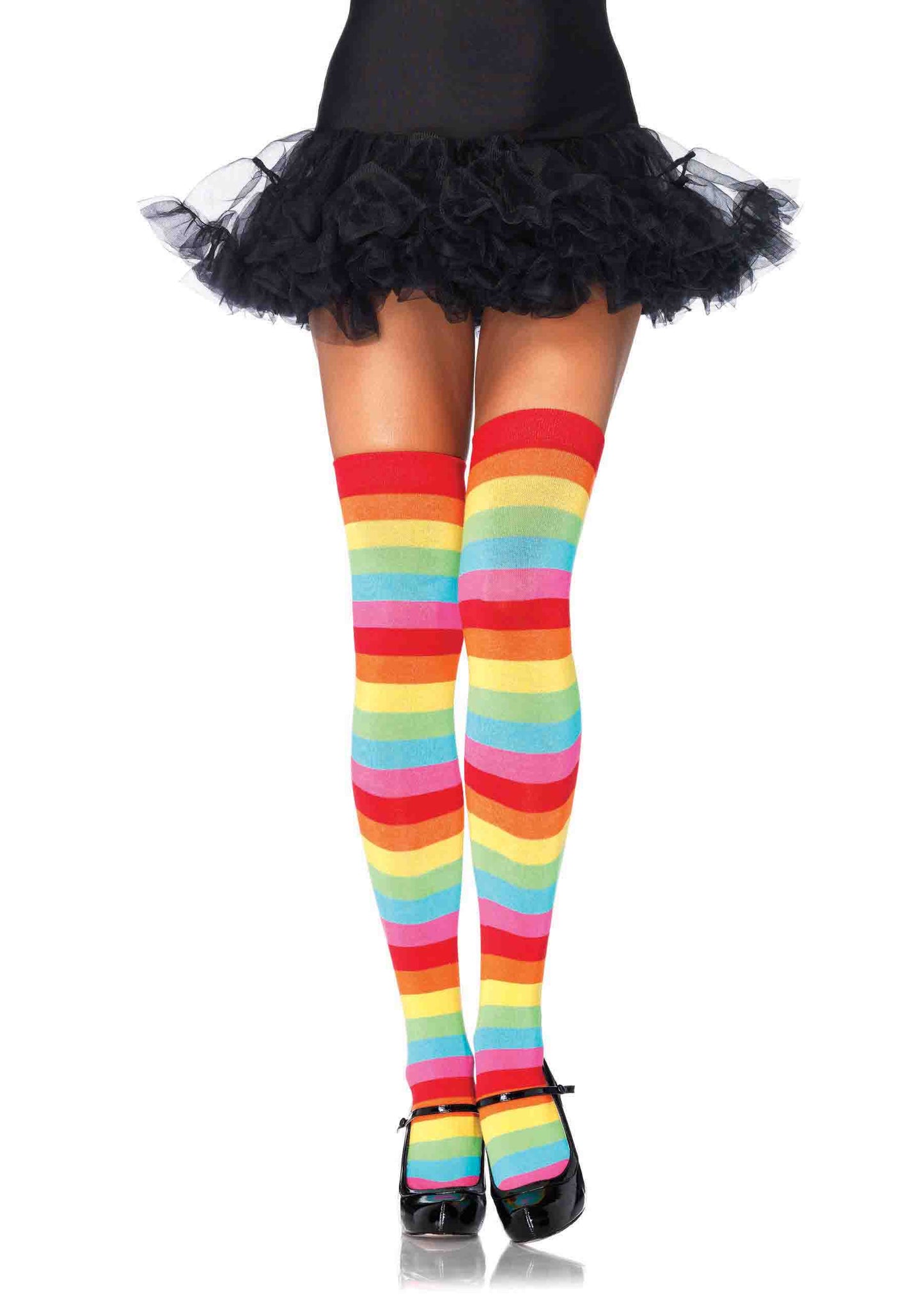 Rainbow Thigh Highs