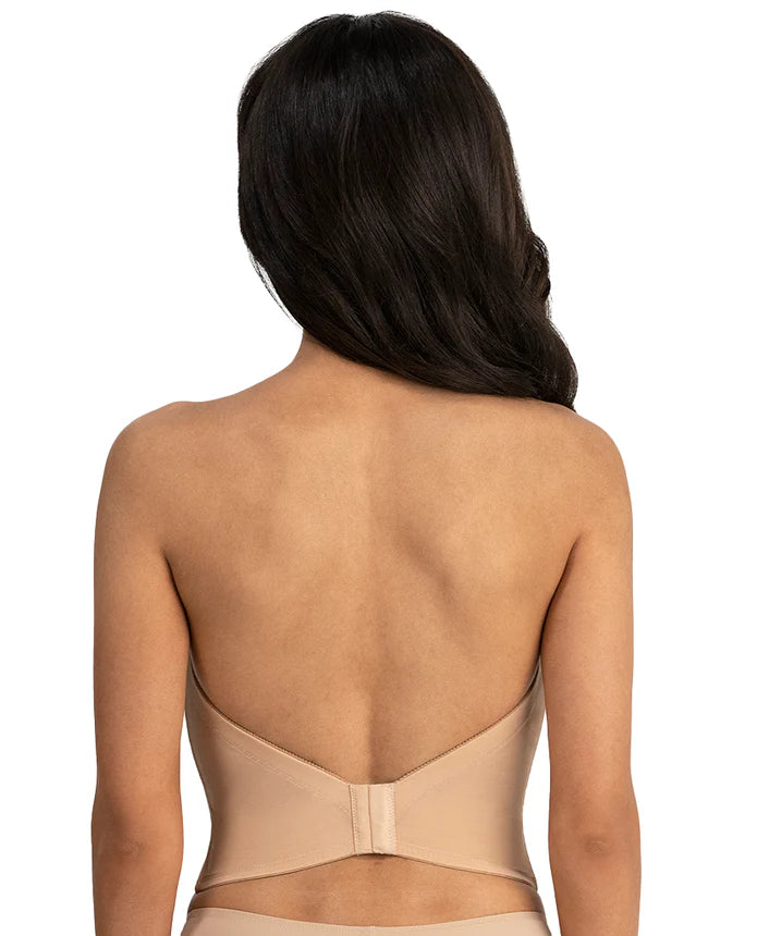 6390 Valerie Deep Front Plunge V-Wire Backless Strapless Bridal Bra