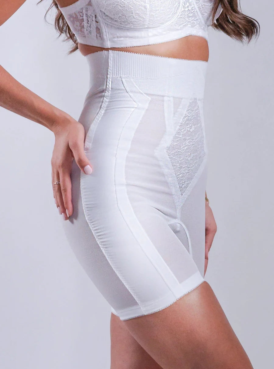 696 High Waist Non-Stretch Girdle | No Give Extra Firm Control