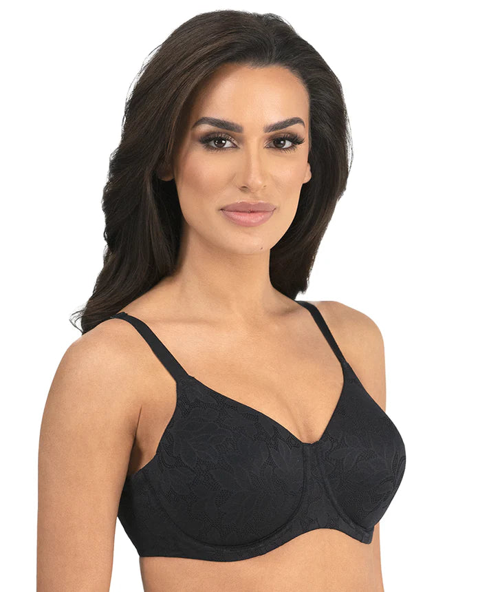 7018 Jacqueline Jacquard Underwire Minimizer Bra