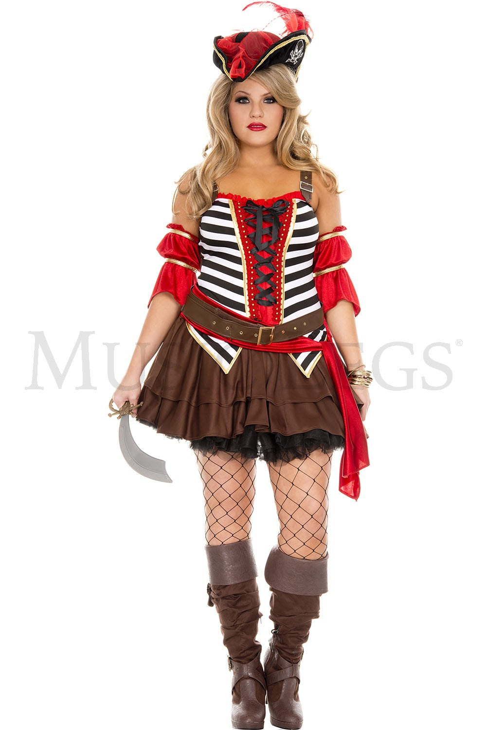 Music Legs Private Pirate Costume
