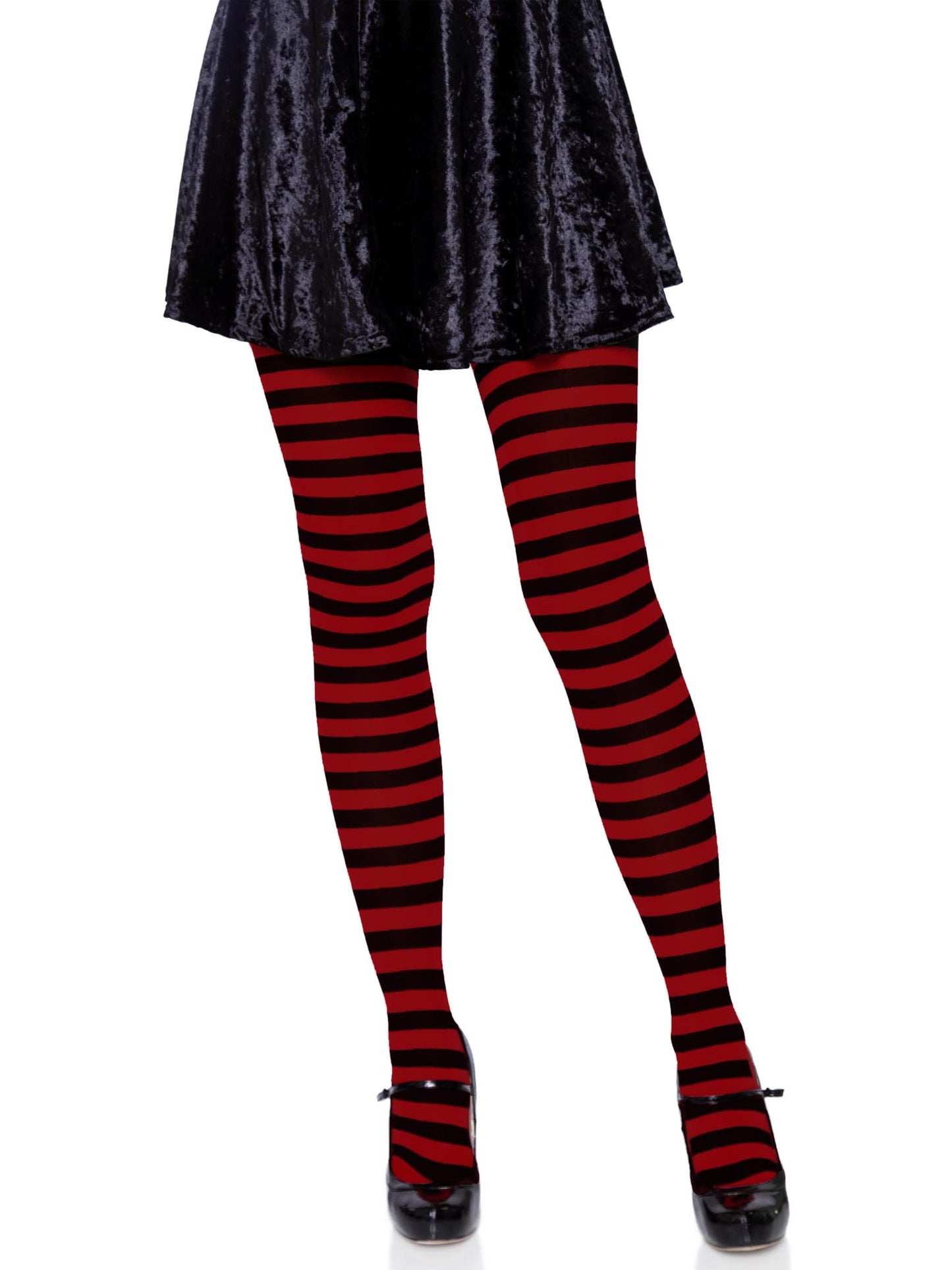Nylon Striped Tights