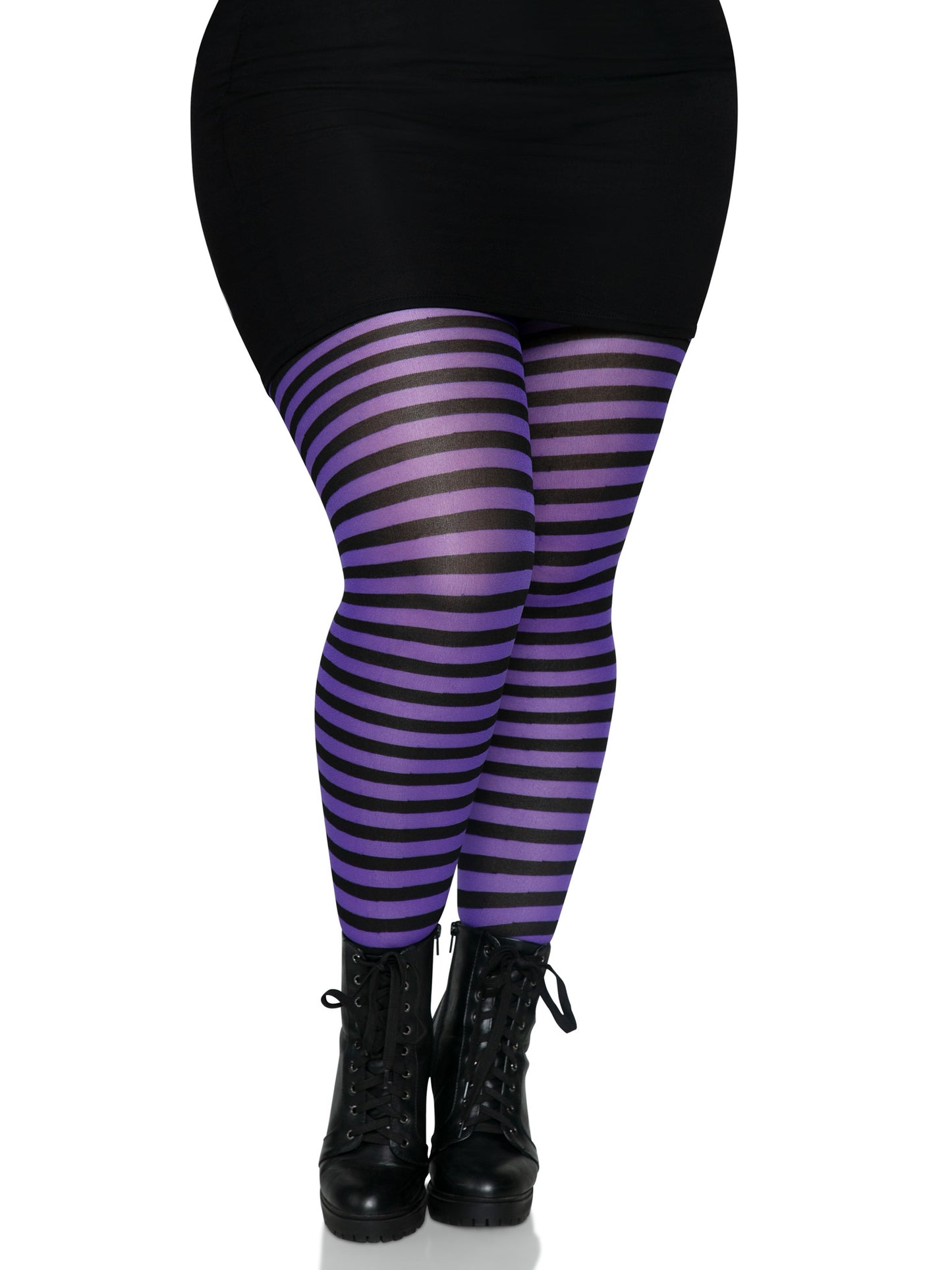Nylon Striped Tights