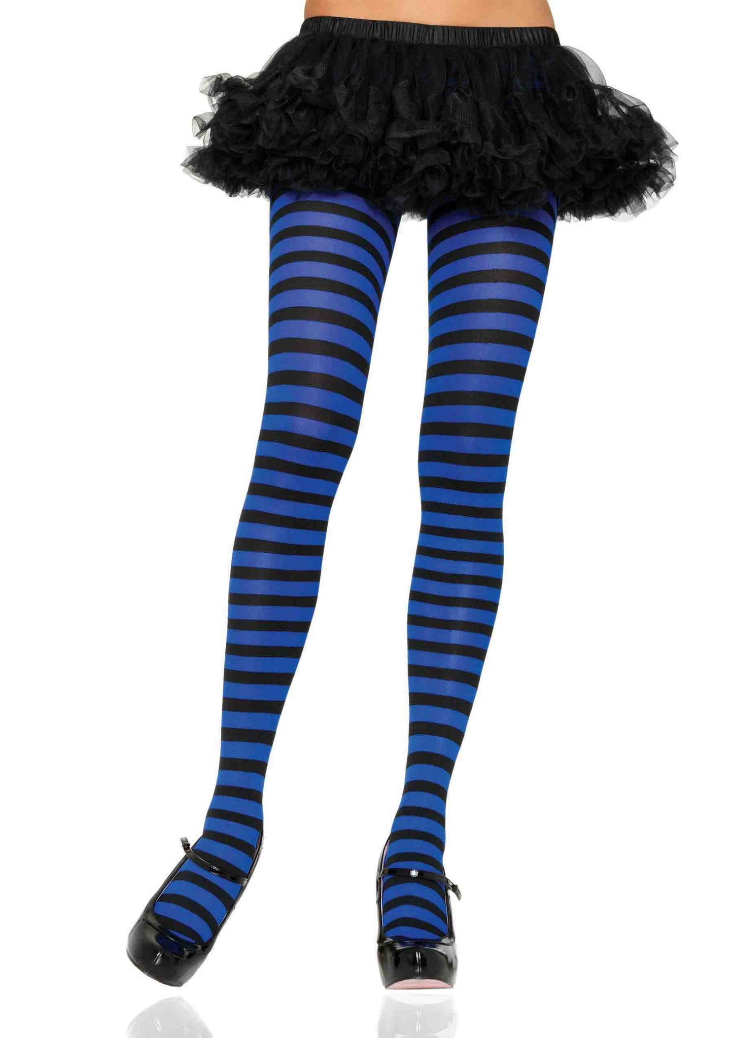 Nylon Striped Tights