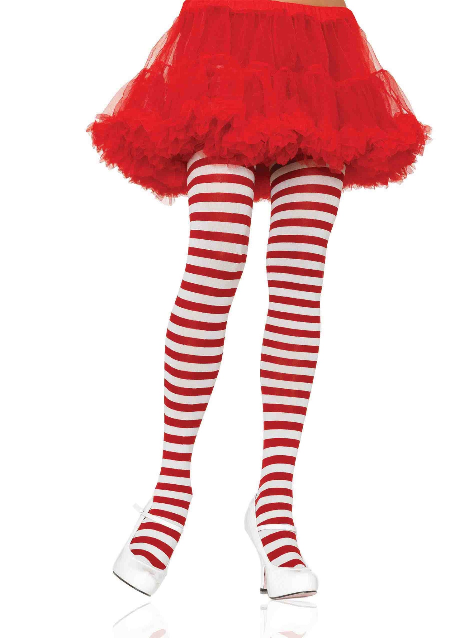 Nylon Striped Tights