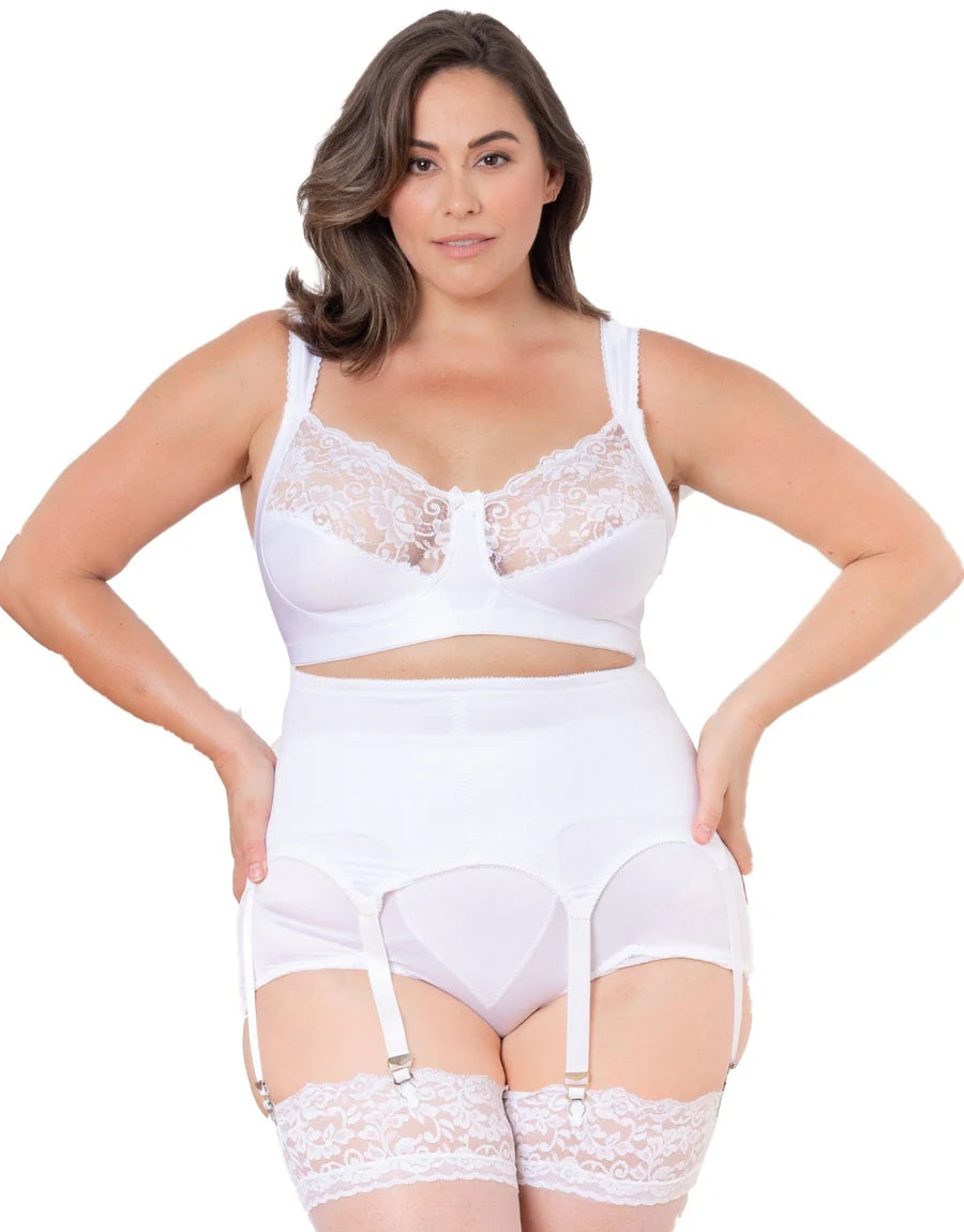 72522 Garter Belt | Six Metal Garters | Moderate Shaping & Tummy Control