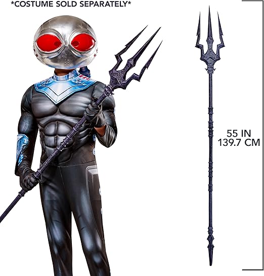 Rubies DC Aquaman and the Lost Kingdom: Necrus 3-piece Trident for Adults, Men's