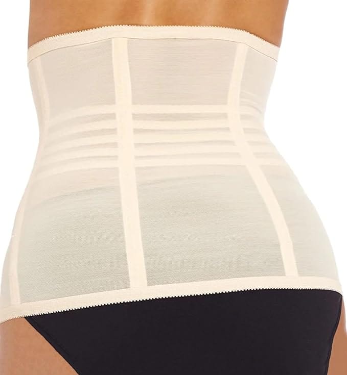 821 Shapette Powermesh Satin Panel Waist Cincher