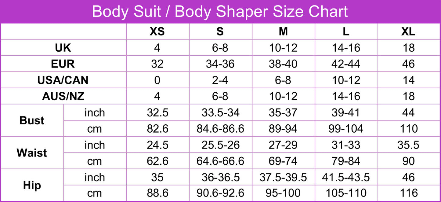 Women's Firm Control Shapewear Braless Bodysuit Body Shaper
