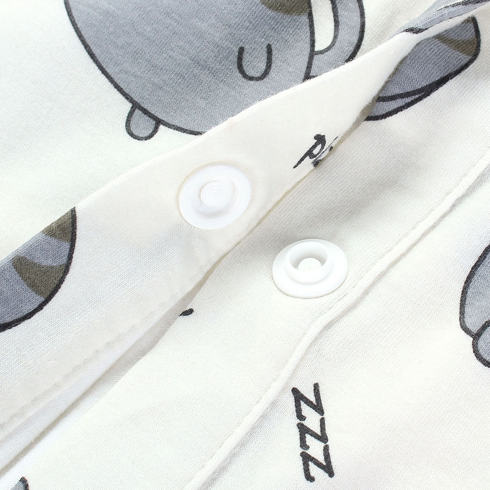 Button Front Little Meow Meow(Kitty)