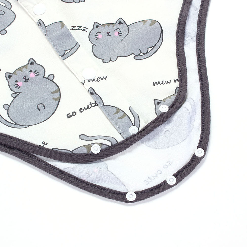 Button Front Little Meow Meow(Kitty)