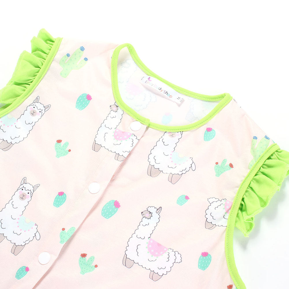 Button Front Little Llama