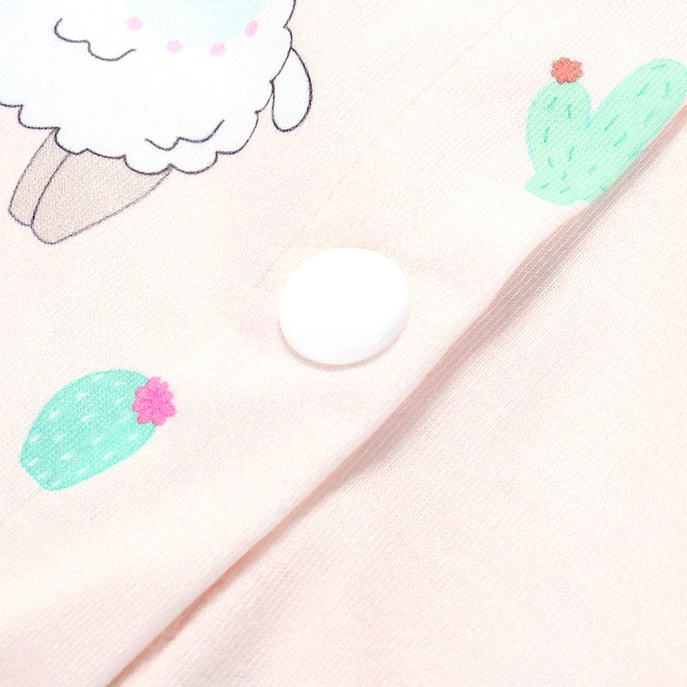 Button Front Little Llama