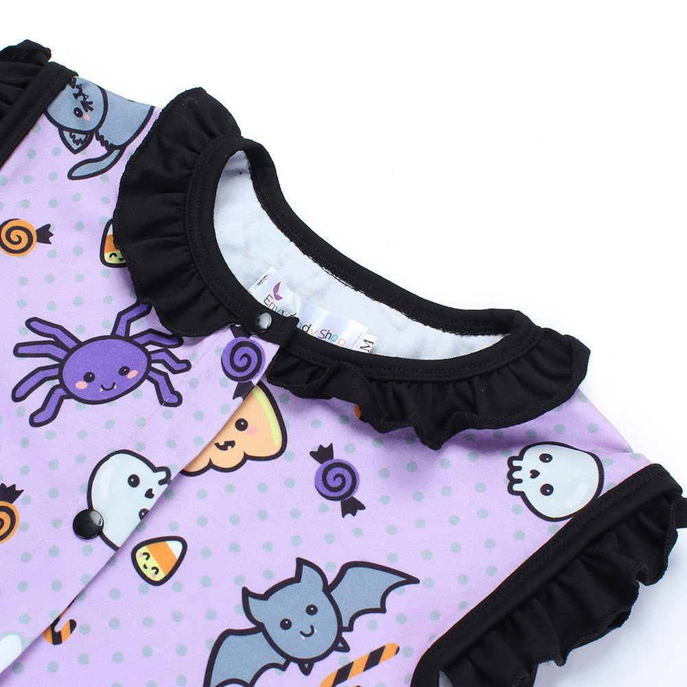 Front Snaps Crotch Snaps Spooky Halloween
