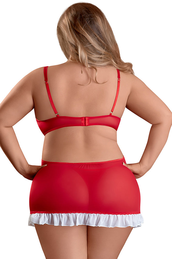 M173 Chemise & G-String - Back View