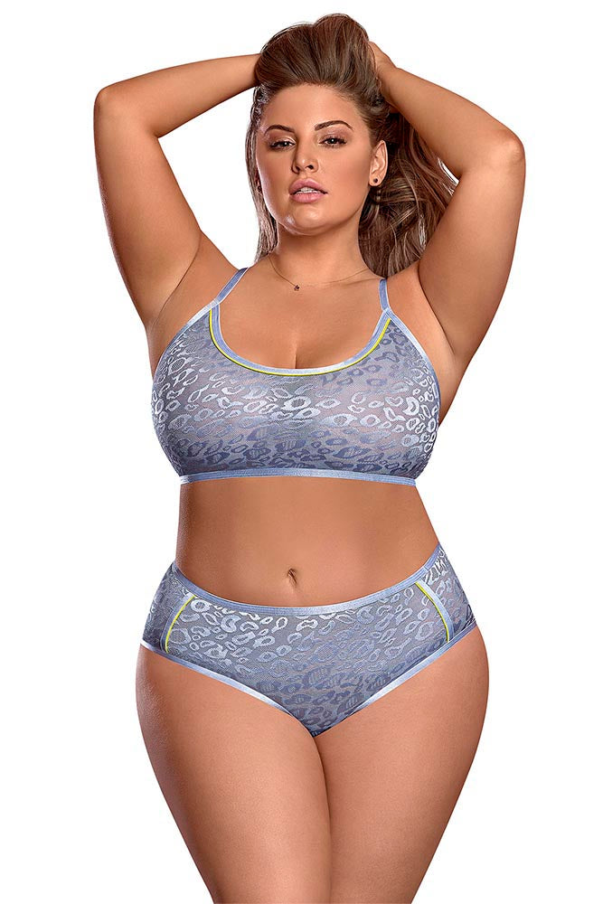 M181 Bralette & Hidden Slit Crotch Panty
