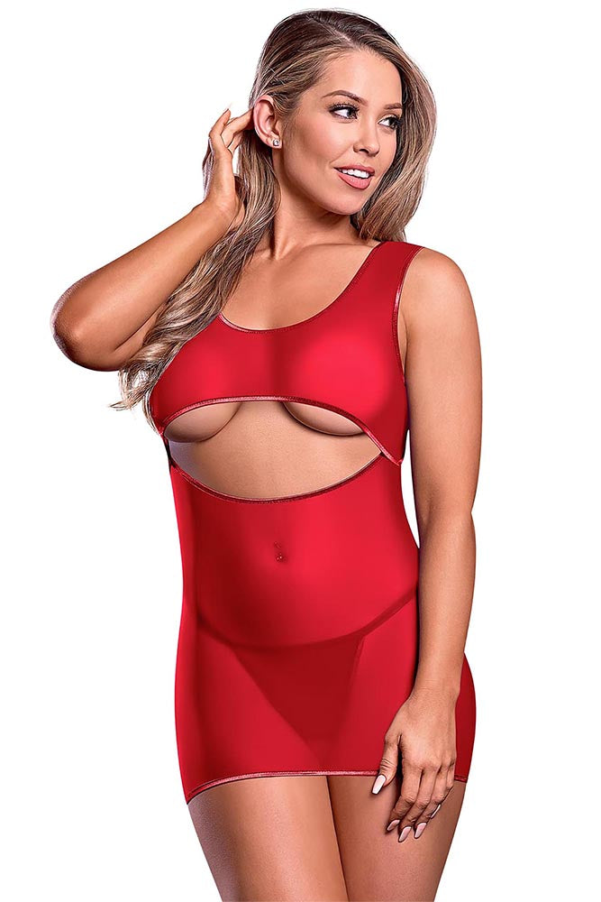 M215 Underboob Dress & Crotchless G-String