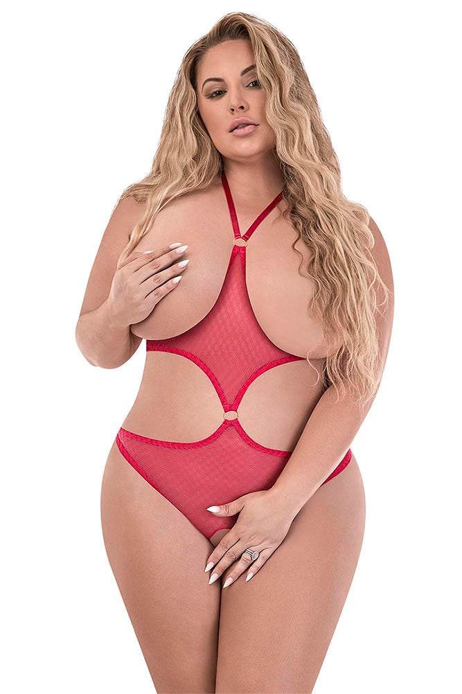 M246 Cupless & Crotchless Teddy