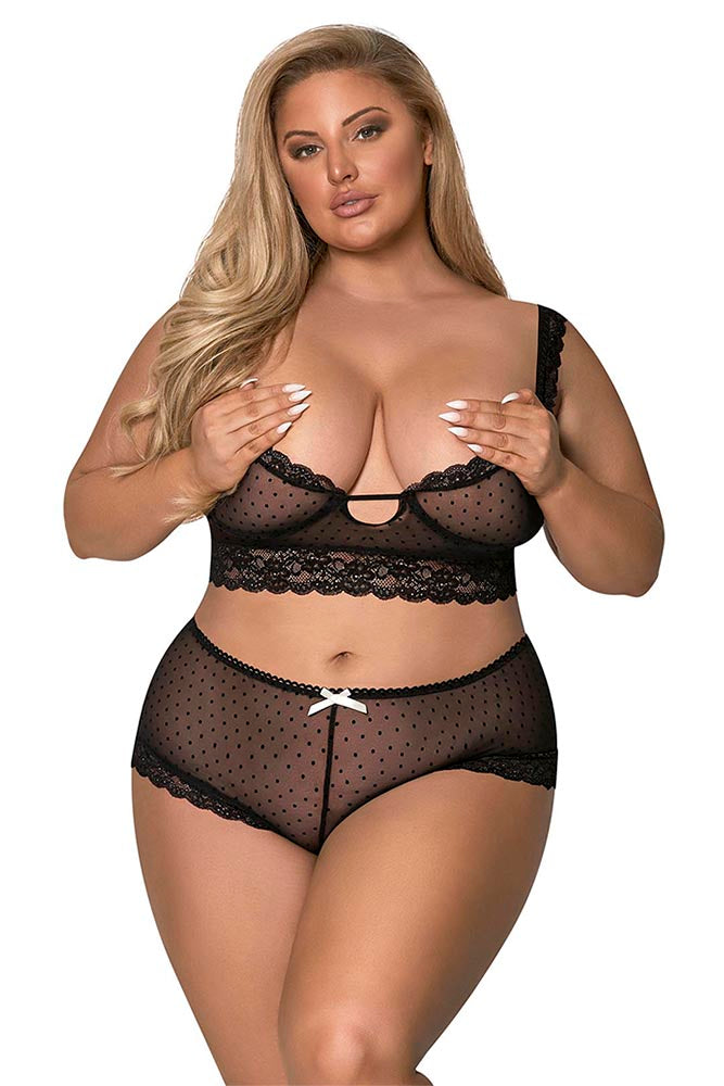 M270 Demi Bra & Split Crotch Short