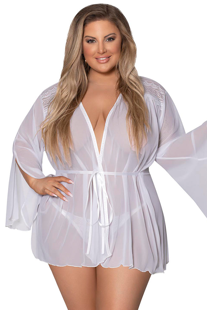 M288 Flowing Short Robe