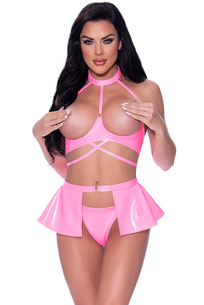 M320 Halter Bra, Skirt & Thong