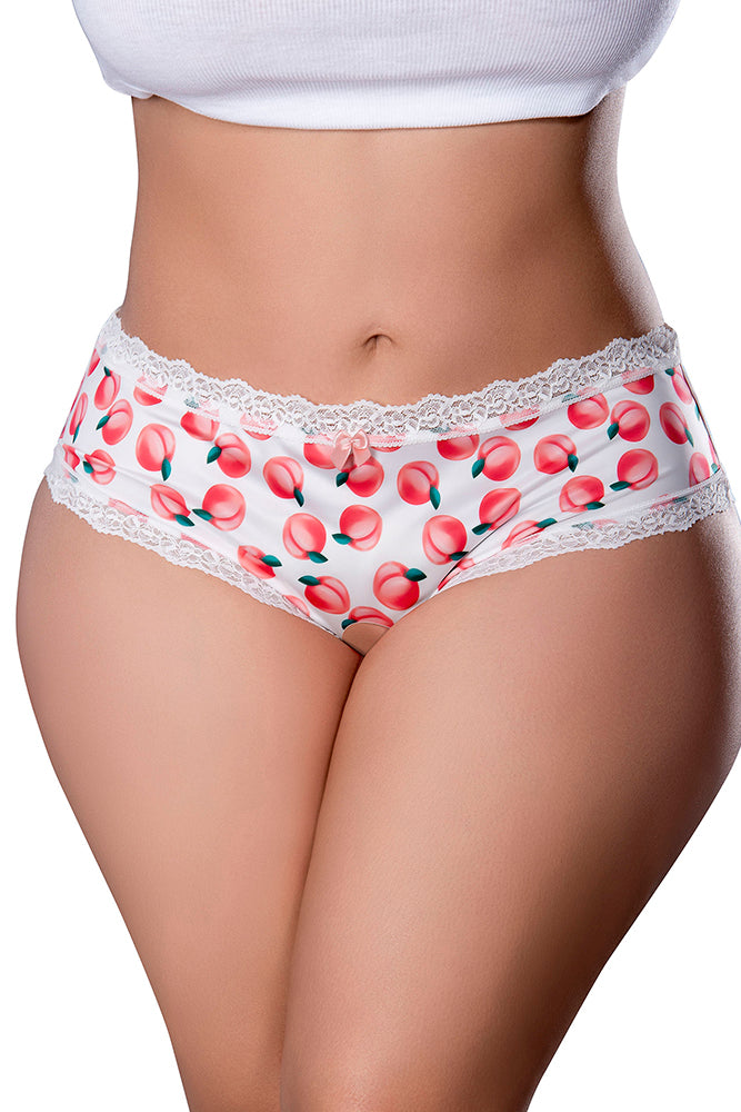 PL02 Crotchless Boy Short w/ Lube