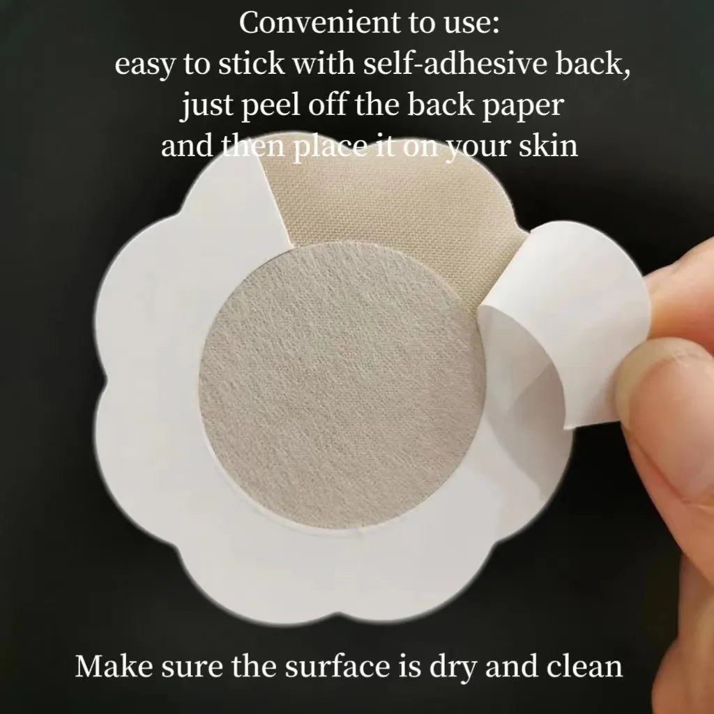 ENVY BODY SHOP Disposable Flower Petal Shape Adhesive Nipple Cover Breast Pasties