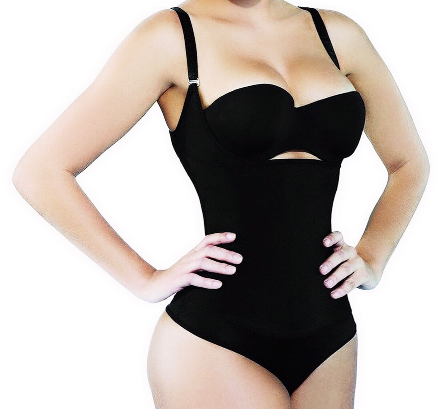 Women's Firm Control Shapewear Braless Bodysuit Body Shaper