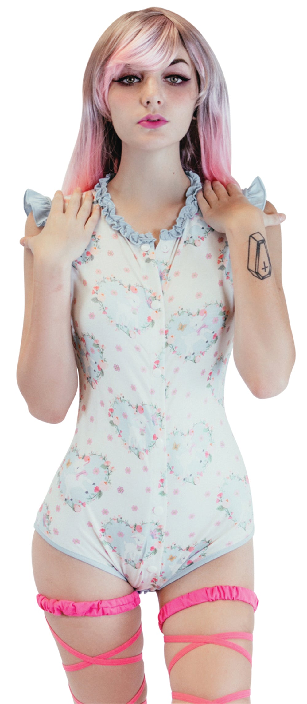 Button Front Mary Had a Little Lamb