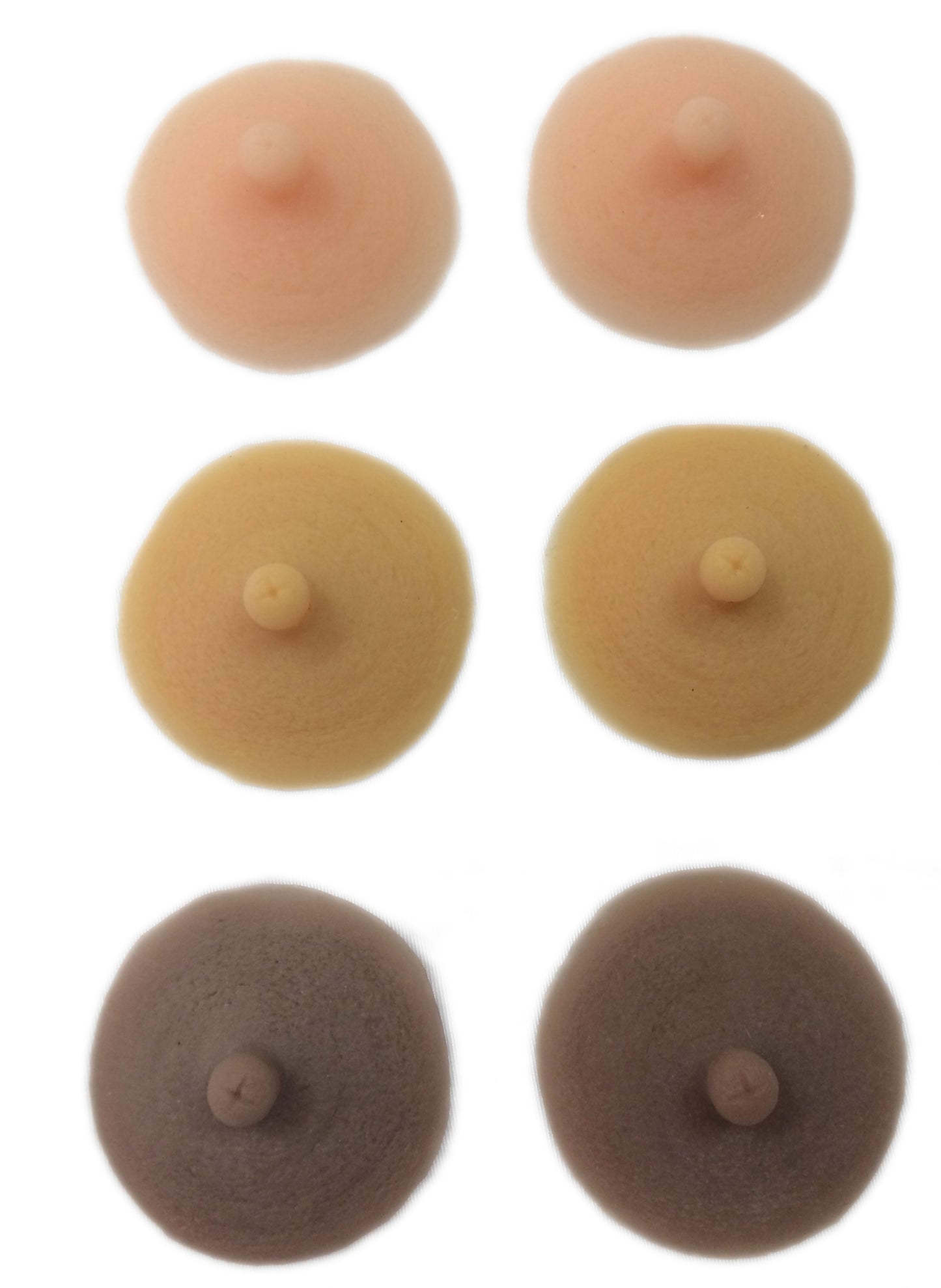 Envy Body Shop Realistic Adhesive Transform Silicone Breast Form Perky Nipples