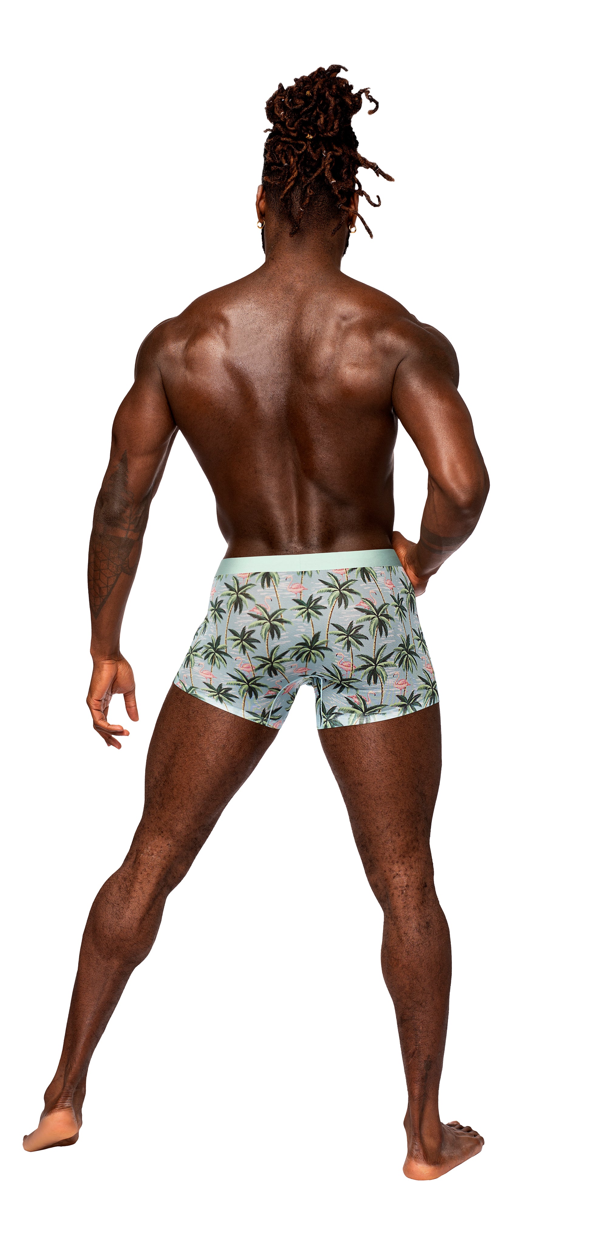 SMS011 Seamless Sheer Short - Back View