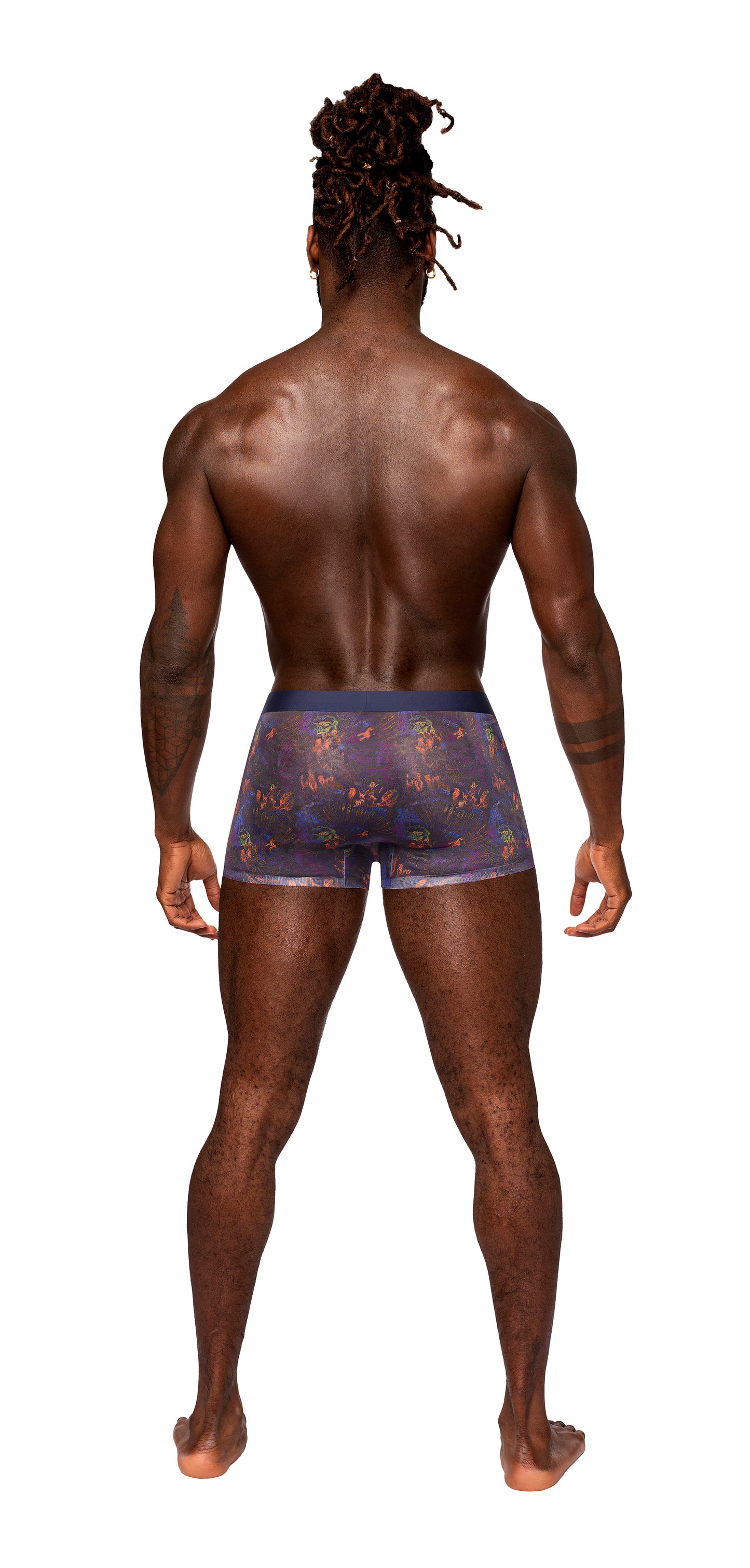 SMS011 Seamless Sheer Short - Back View