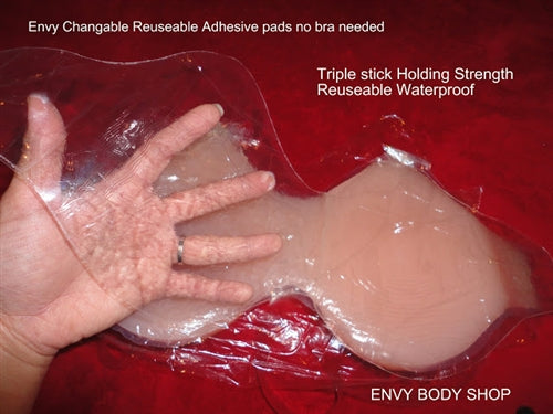 Envy Body Shop Exclusive Silicone Adhesive Breast Pads for No bra needed Breast Form
