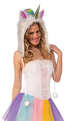 Unicorn Adult Costume Hood, One Size