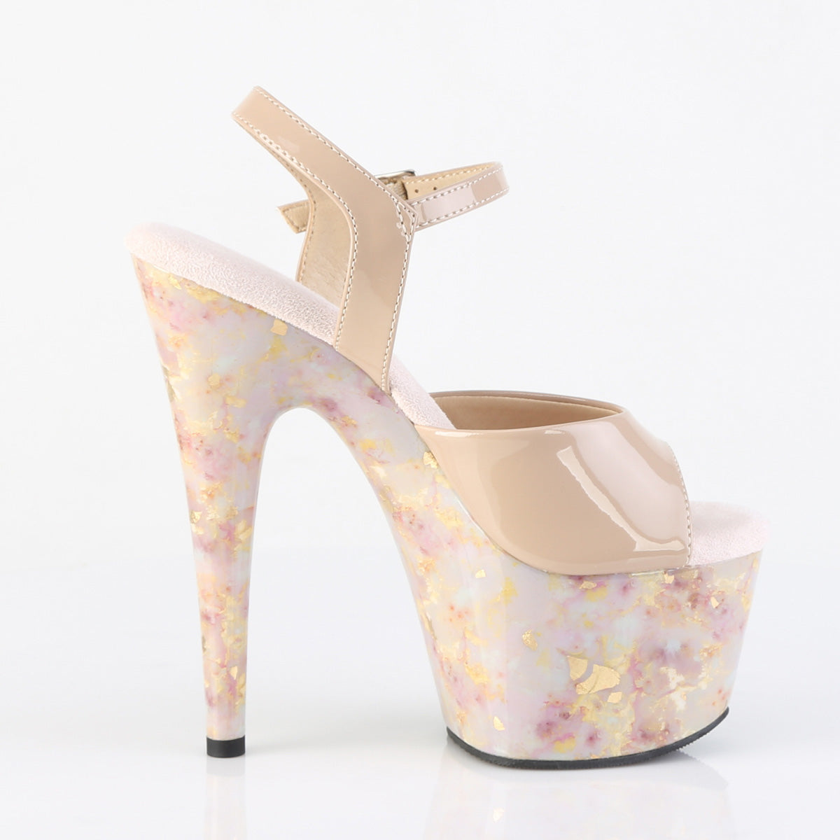 ADORE-709MB 7" Heel, 2 3/4" PF Ankle Strap Sandal