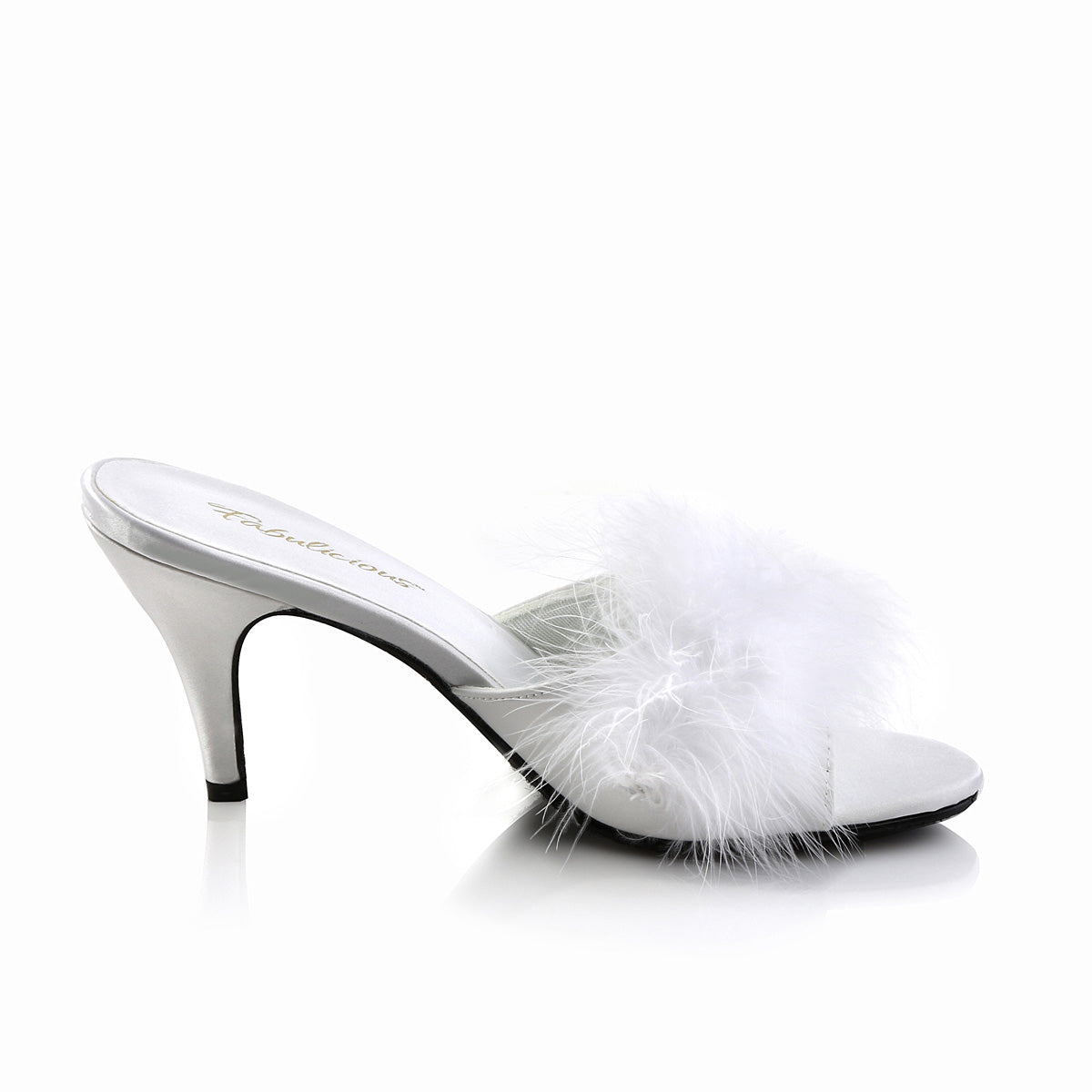 AMOUR-03 3" Classic Marabou Slipper