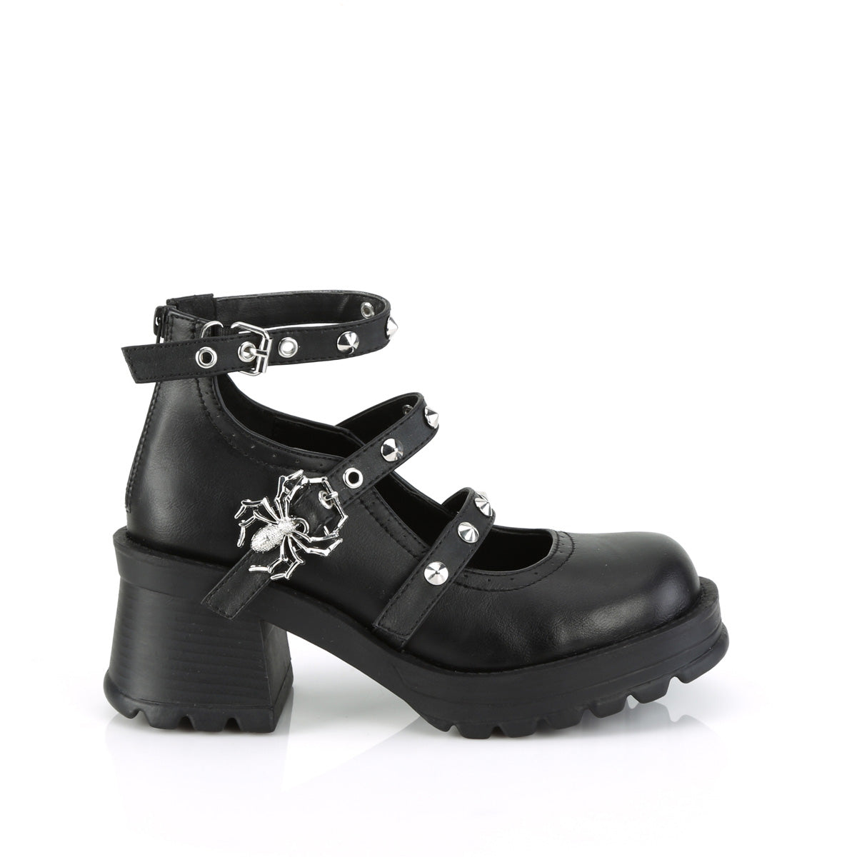 BRATTY-30 2 3/4" Heel, 1" Platform Ankle High Strappy Shoe