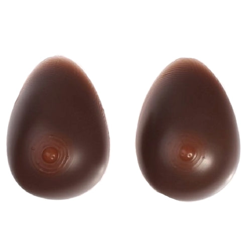 Envy Body Shop Beautiful Brown Silicone Breast Forms Prosthetic