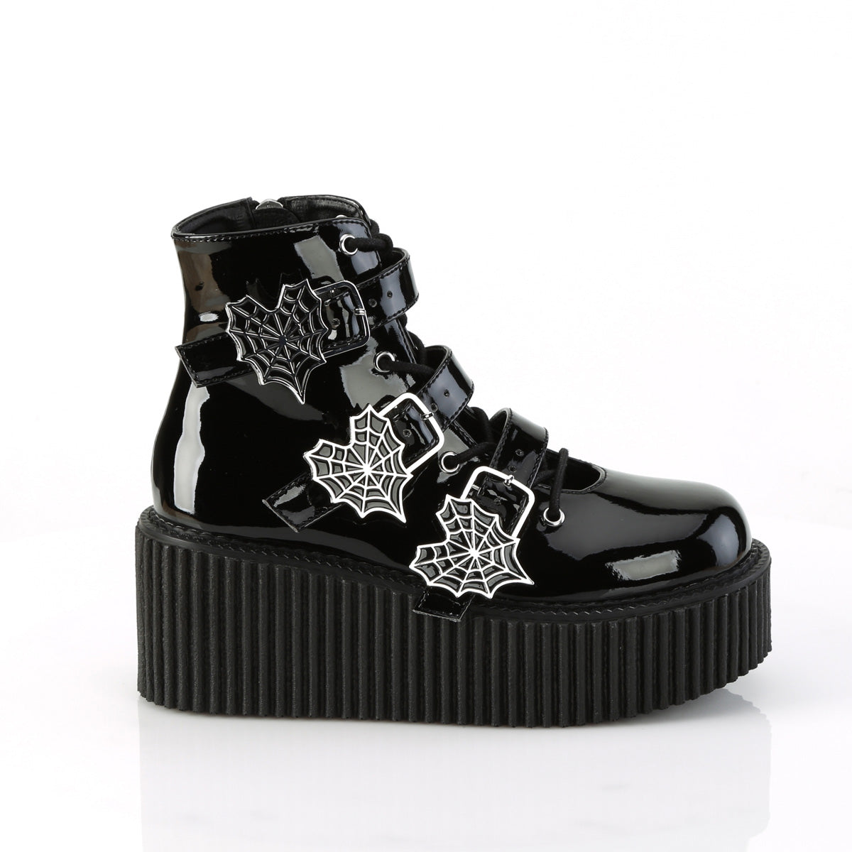 CREEPER-260 *3" PF Lace-Up Ankle High Creeper w/ Buckle straps