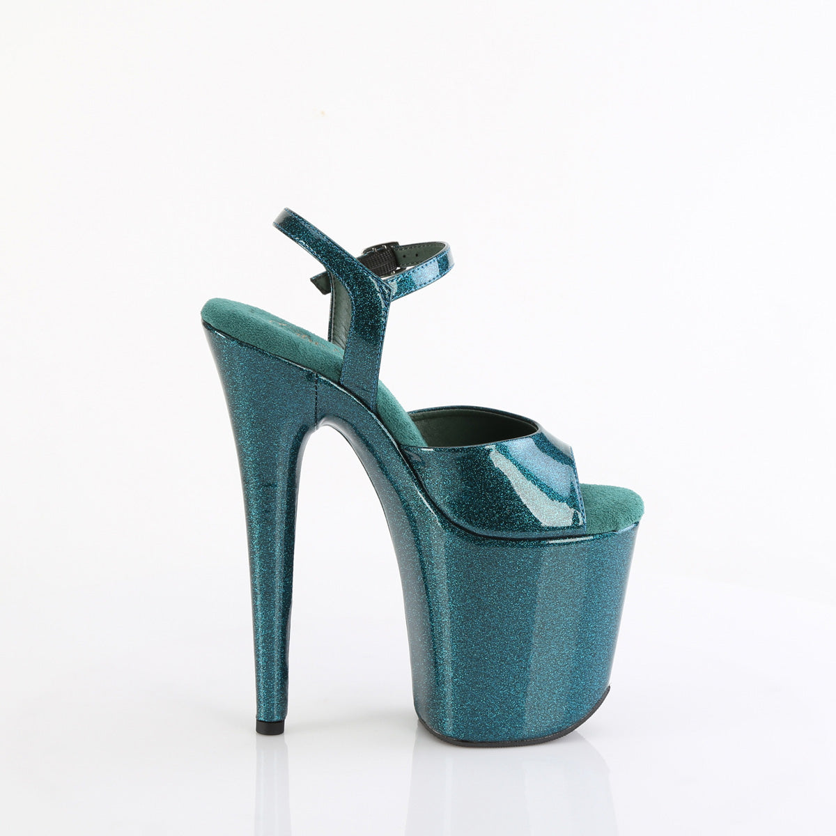 FLAMINGO-809GP 8" Heel, 4" PF Ankle Strap Sandal