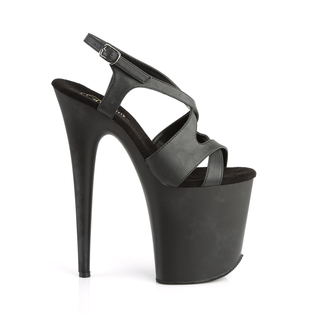 FLAMINGO-831 *8" Heel, 4" PF Criss-Cross Sling Back Sandal