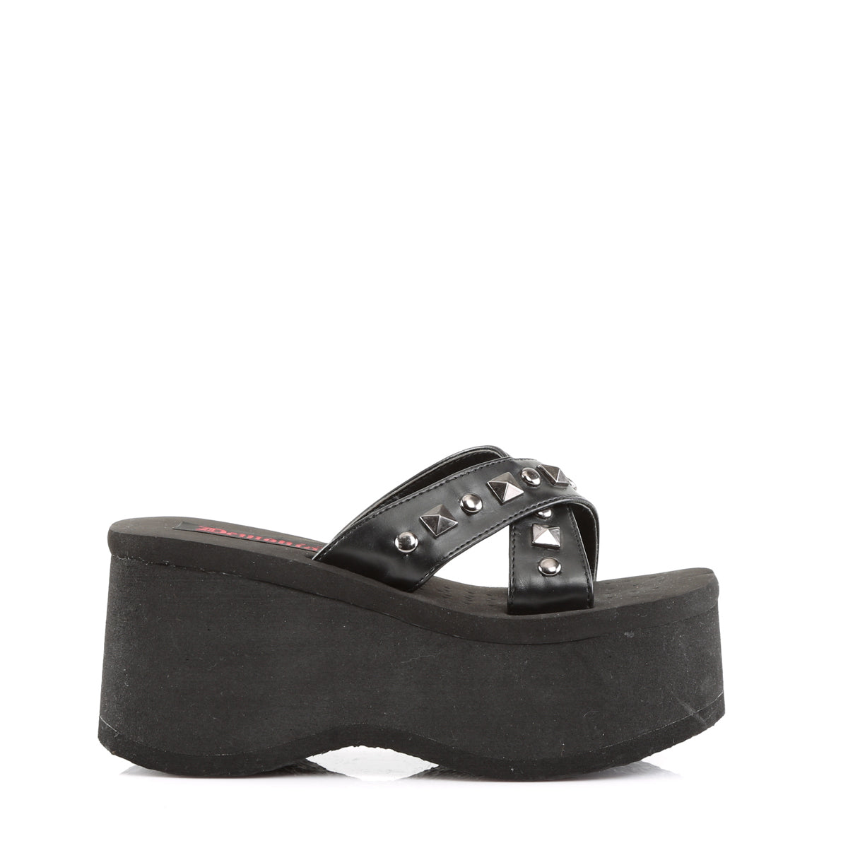 FUNN-29 3 1/2" EVA PF, Criss Cross Slide W/ Metal Pyramids & Studs