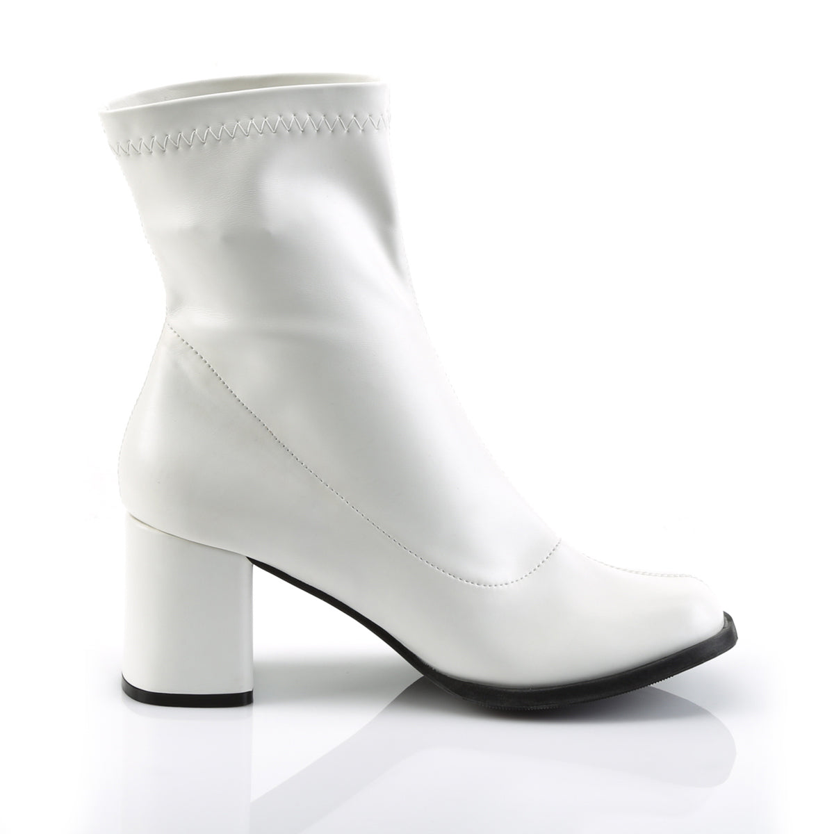 GOGO-150 **3" Block Heel Ankle Gogo Boot
